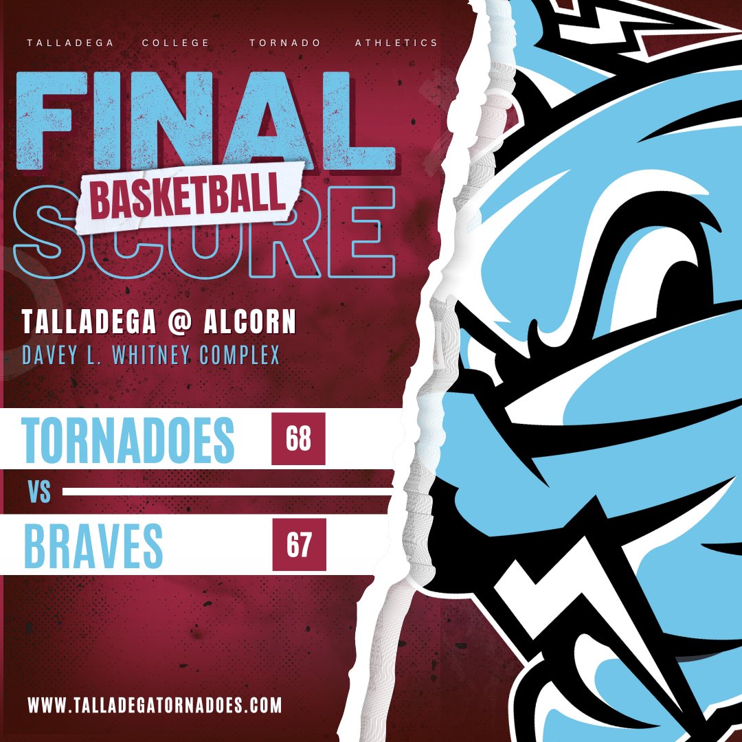 HBCU Talladega College men's basketball Alcorn State