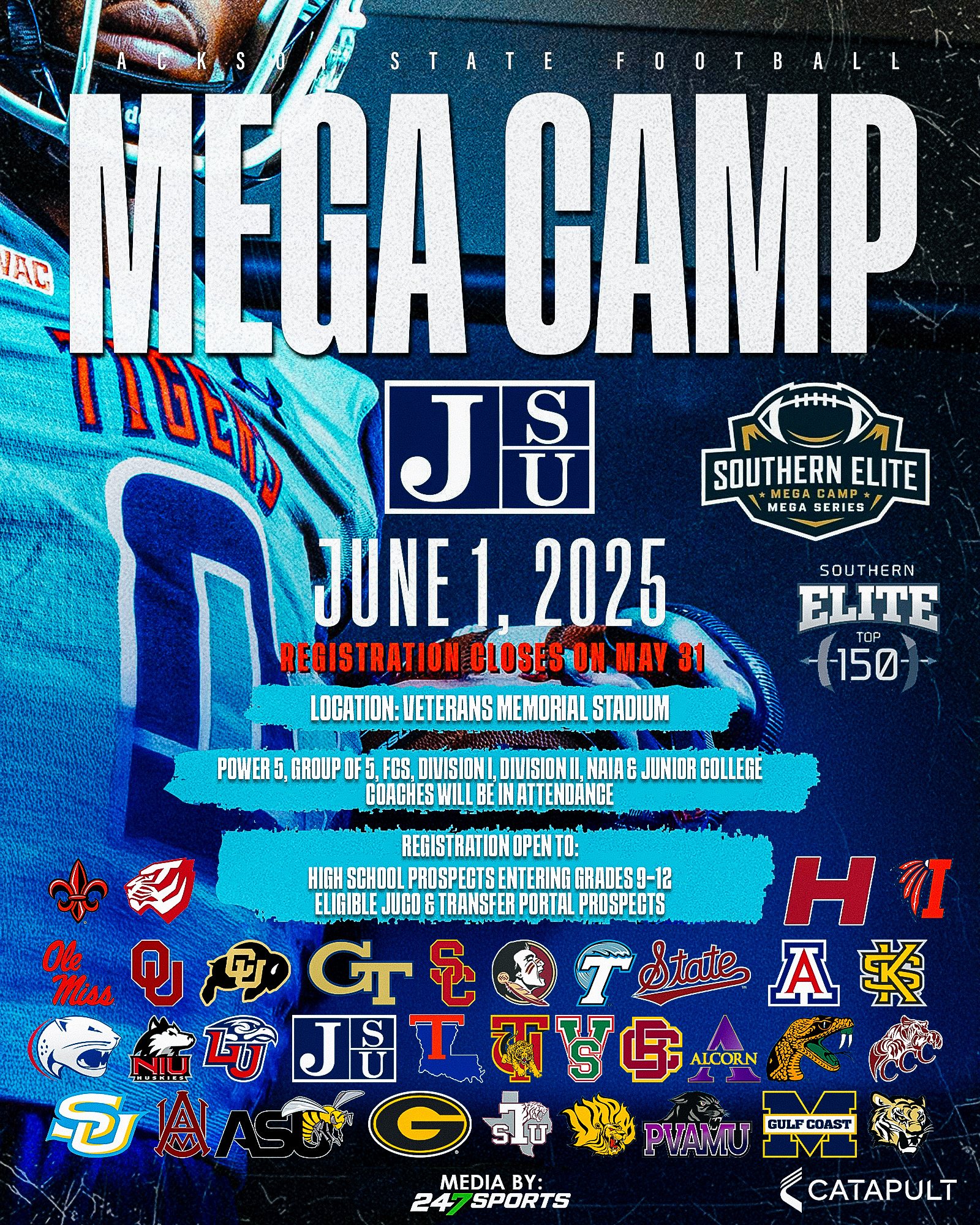 HBCU Jackson State 24/7 Sports Mega Camp Mississippi 
