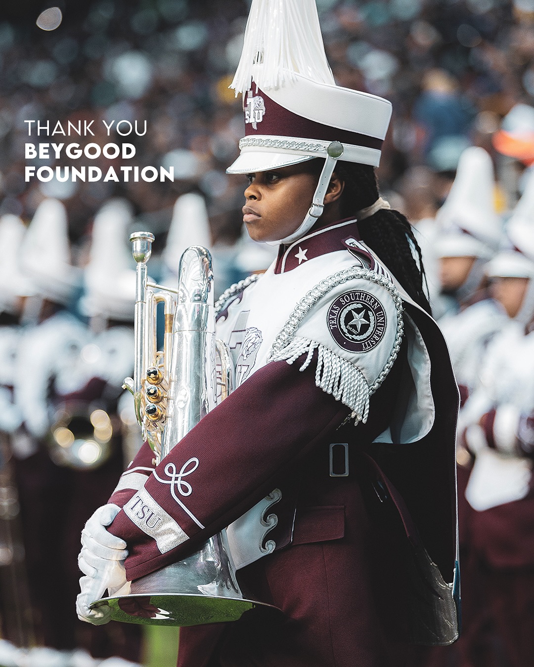 Beyoncé HBCU Houston Texas Southern University Ocean of Soul Marching Band