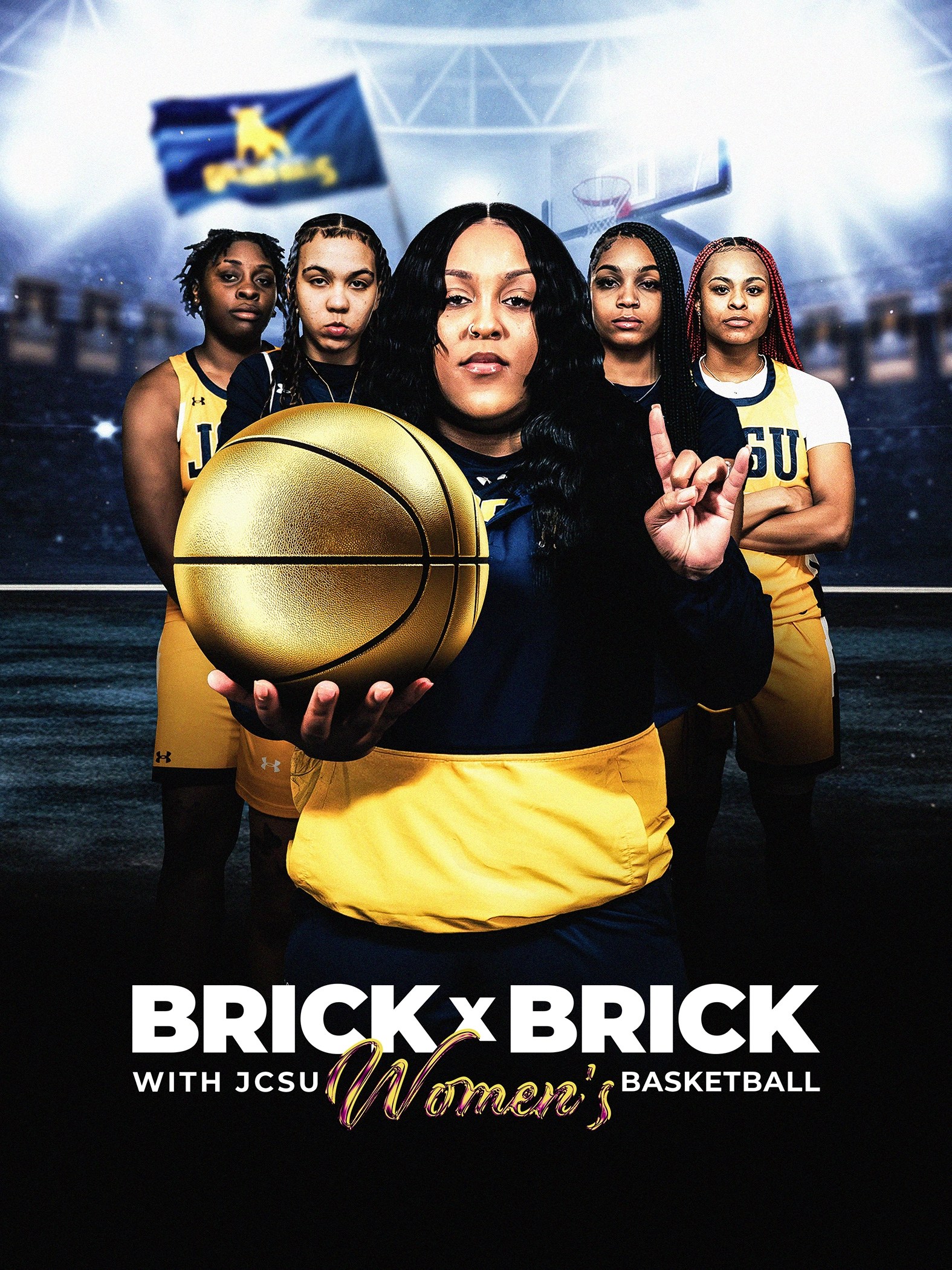 BRICK X BRICK Womans Basketball 3x4 Poster Web