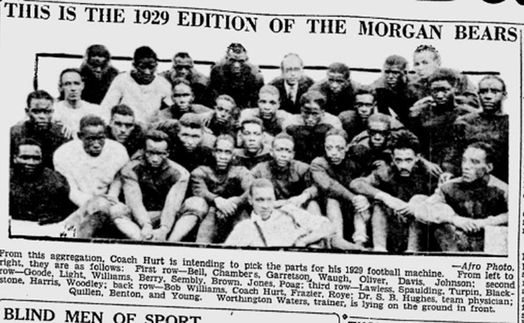 Morgan State Bears, HBCU college football College Football Hall of Fame