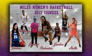 Miles women’s hoops signs seven for upcoming season