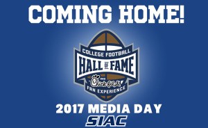 College Football HOF to host SIAC Media Day