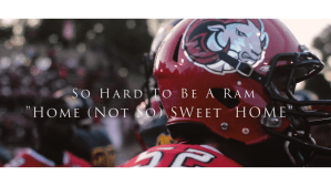 So Hard To Be A Ram: “Home (Not So) Sweet Home”