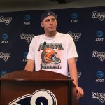 L.A. Rams quarterback sporting FAMU t-shirt