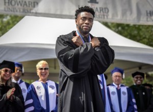 Chadwick Boseman delivers commencement address at Howard