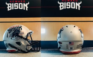 Howard’s new football helmet: Hot sauce or hot mess?