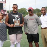 NCCU’s Leverett surprised with national community service award