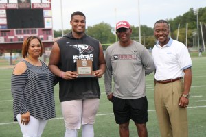 NCCU’s Leverett surprised with national community service award