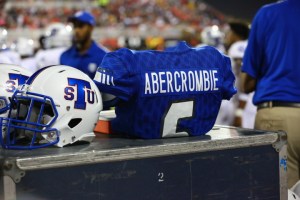 Christion Abercrombie returns to Tennessee State for the first time since life-threatening injury