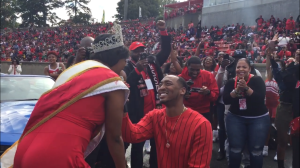 WSSU beat Livingstone but a halftime proposal stole the homecoming show