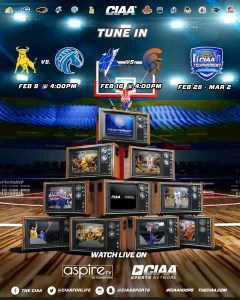 Two CIAA games, plus tournament to air on TV