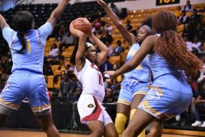 Southern women slide by Grambling State