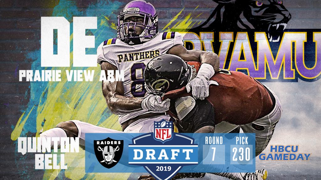 Prairie View's Quinton Bell picked by Raiders - HBCU Gameday