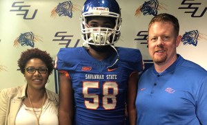 Savannah State football commit bravely battling cancer