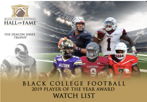 2019 Watch List for the Black College Football Player of the Year Award