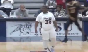 Jackson State student manager goes viral after hitting deep shot on senior night