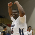 “Snacks” Lee is ready to represent Jackson State in a virtual game of HORSE