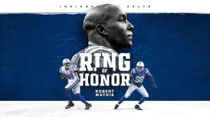 Robert Mathis Inducted Into Colts Ring Of Honor