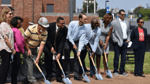 Harris-Stowe State University breaks ground on baseball facility with MLB team