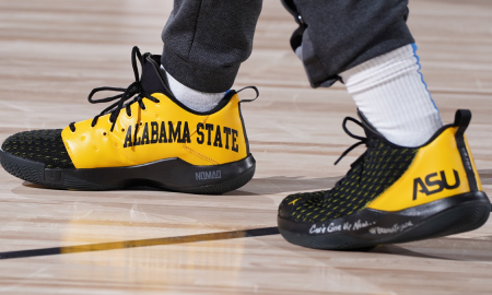 Chris Paul in Alabama State shoes