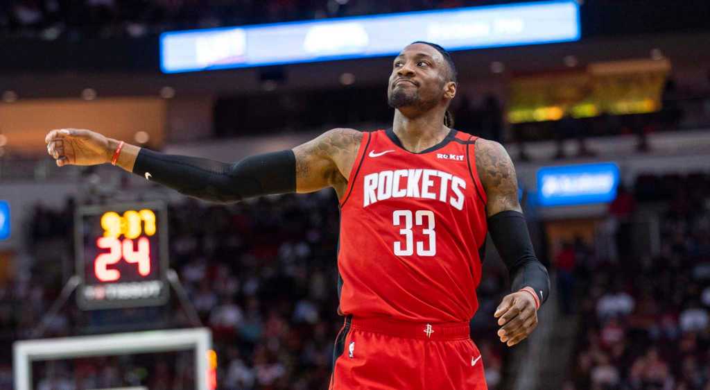 Robert Covington with the Houston Rockets.