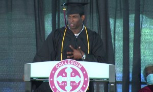 Deion Sanders realizes dream as an HBCU graduate