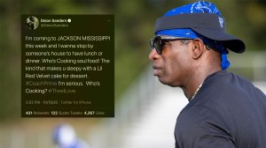 Deion Sanders calls for soul food host in Jackson