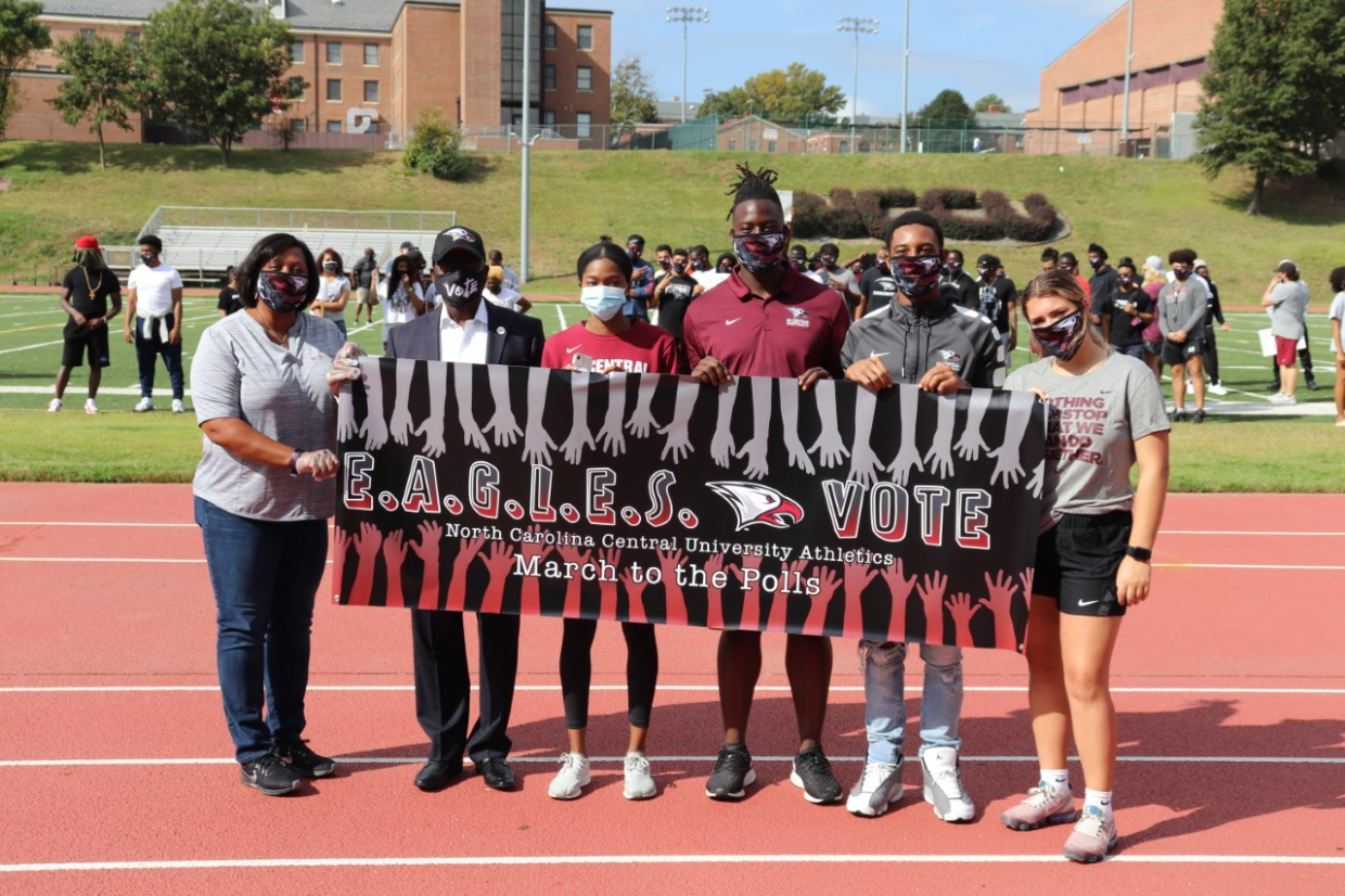 NCCU student-athletes