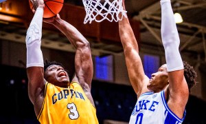 George Washington Pulls Away from Coppin State in Closing Minutes