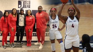 Jackson State women win with Deion Sanders in the house