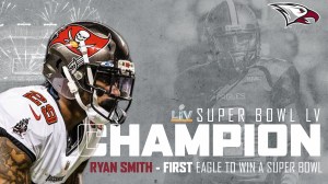 Ryan Smith first NCCU player to win Super Bowl