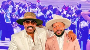 Steve Harvey shouts out HBCU bands during Verzuz