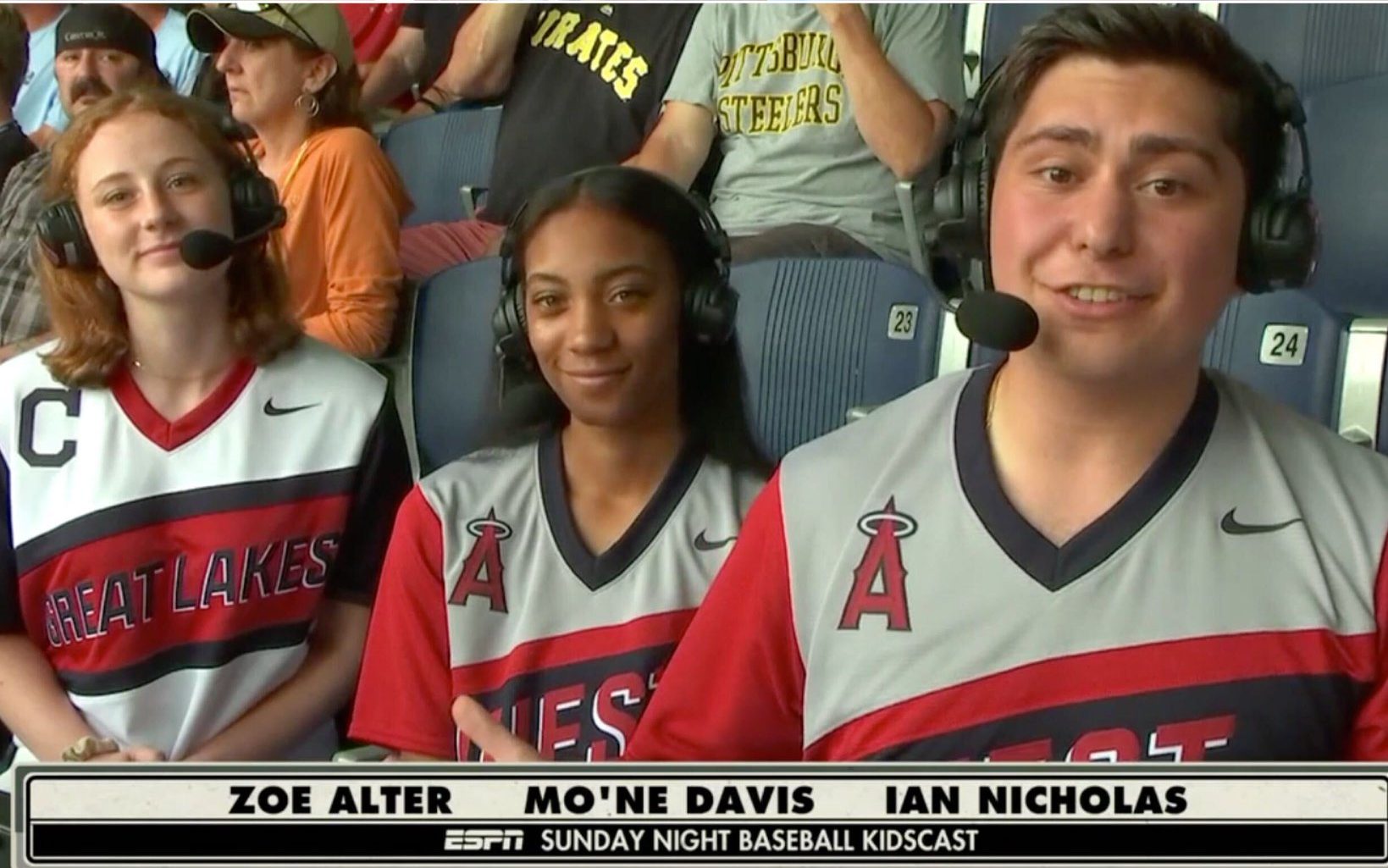 Mo'ne Davis on ESPN's Little League Classic "KidsCast"