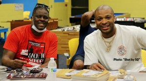 NBA Champ teams with NCCU coach for community giveback