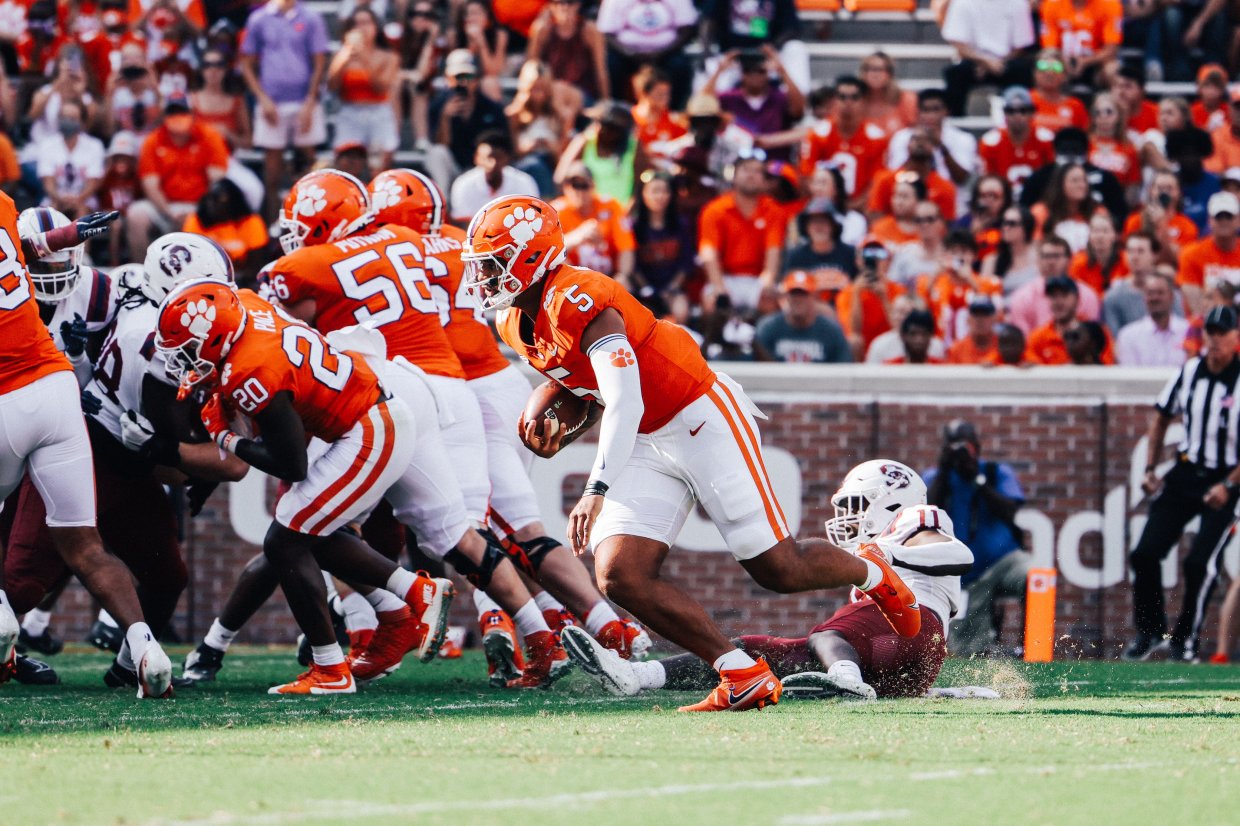 South Carolina state vs clemson