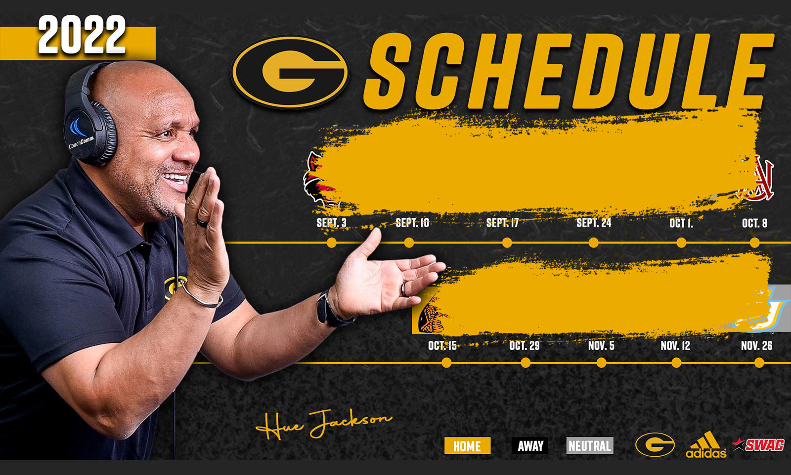 Game Times and Colors Announced for 2022 Football Season - Grambling State  University Athletics