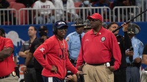 Deion Sanders and Michael Strahan chat on GMA