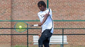 Miles Clark Picks Up Another ACC win for NCCU Tennis