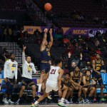 Coppin State rides threes to MEAC semifinal win