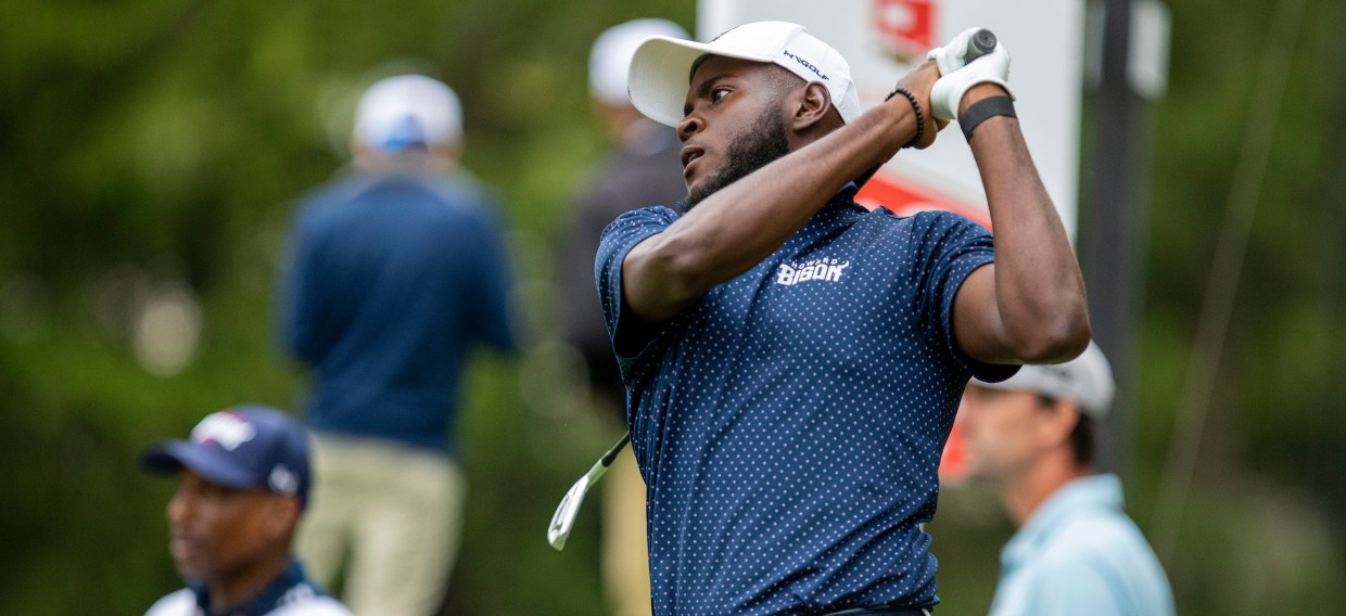 Howard University Senior Gregory Odom Jr. made his debut on the PGA Tour on May 5 at the Wells Fargo Championship.