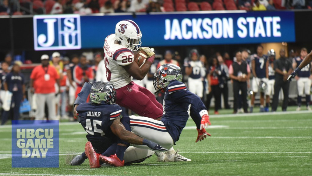 SC State running back Kendrell Flowers