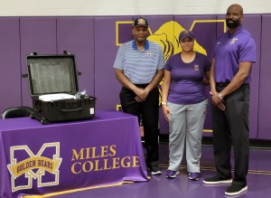 Billy Joe donates therapeutic laser to Miles College Sports Medicine