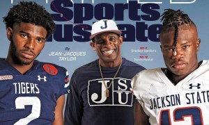 Deion Sanders, Shedeur Sanders and Travis Hunter make SI cover