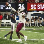 Shaq Davis, a tall and speedy receiver, declares for NFL Draft