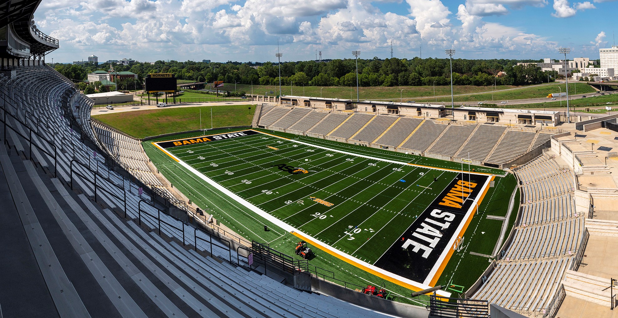 Alabama State adds new field turf, switches up design