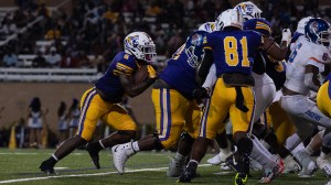 Benedict College uses “The Fist” to pack a punch and remain unbeaten