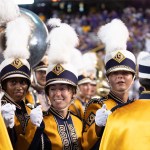 LSU and Southern marching bands unite city with halftime performance