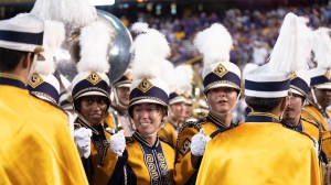 LSU and Southern marching bands unite city with halftime performance