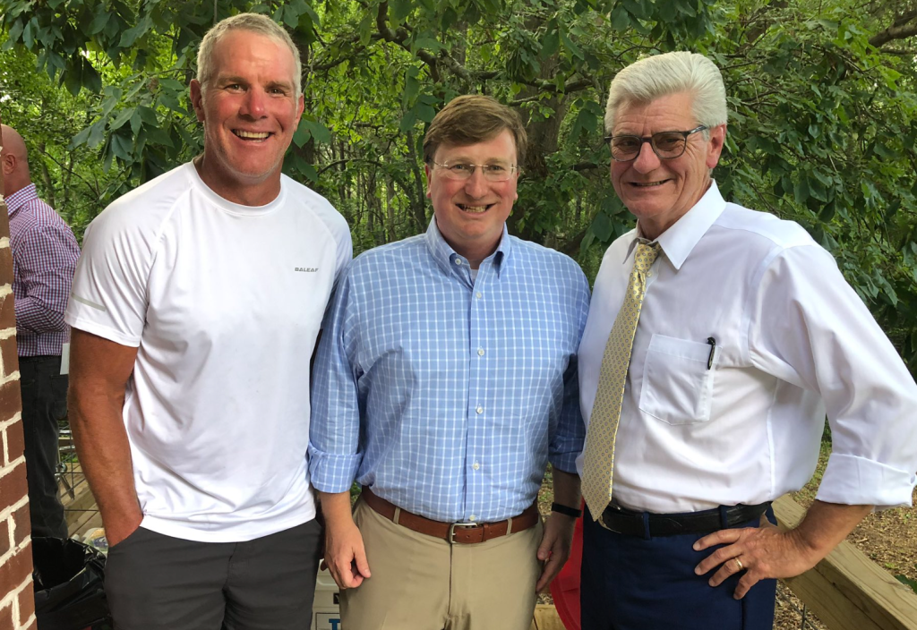 Brett Favre, Tate Reeves, Phil Bryant